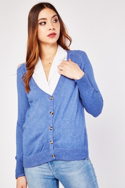 Image of Button Up Cotton Cardigan