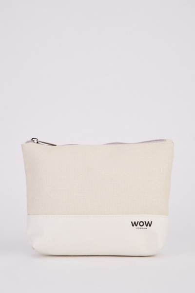Flat Pouch Cosmetic Bag