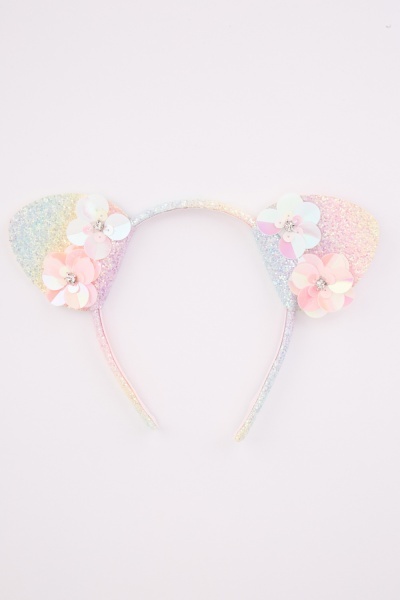 Rainbow Sequin Glittery Headband
