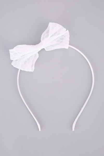 White Bow Detail Headband
