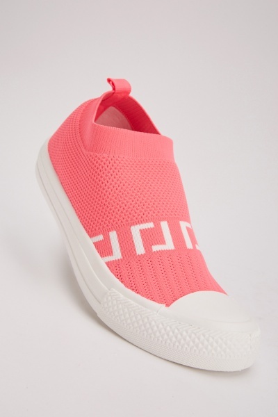 Knitted Elasticated Plimsolls