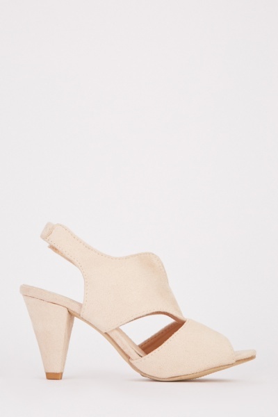 Cut Out Cone Heels