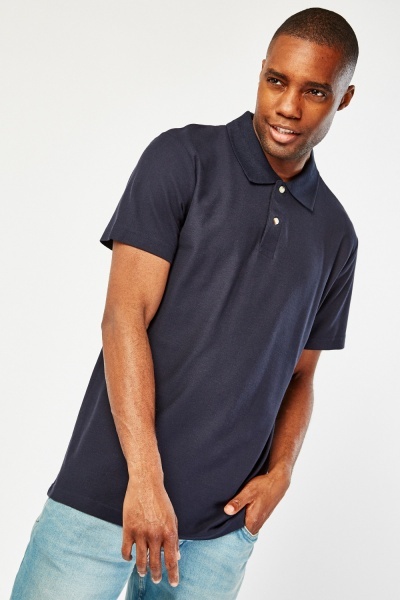 Basic Short Sleeve Polo T-Shirt