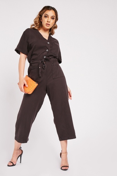 cotton jumpsuit short sleeve