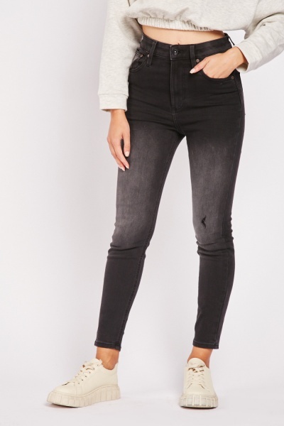 Ombre Skinny Fit Jeans