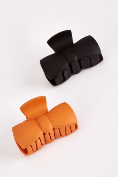 Pack Of 2 Bow Small Hair Clips
