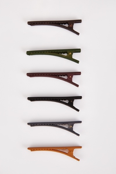 Pack of 6 Mixed Alligator Hair Clips