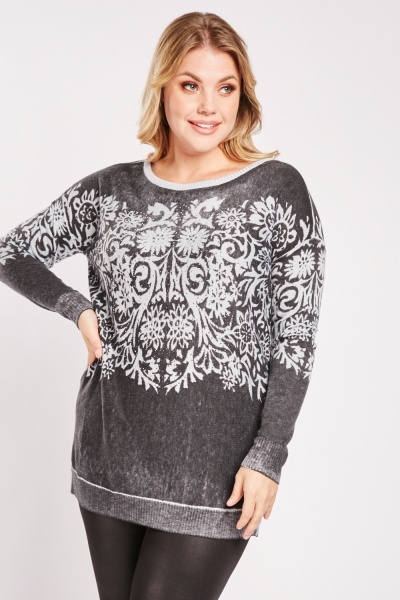 Encrusted Knitted Jumper