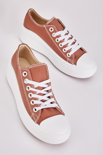 Chunky Canvas Trainers