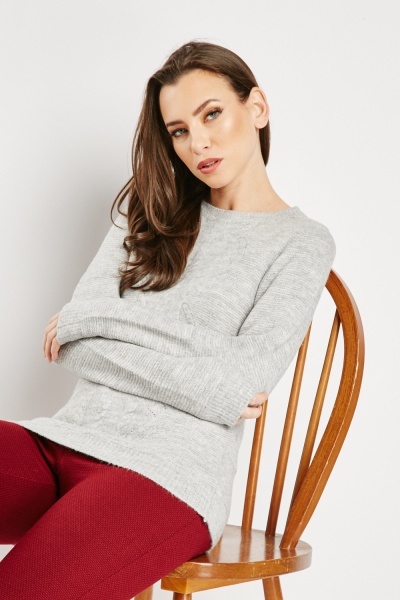 Soft Pattern Knitted Jumper