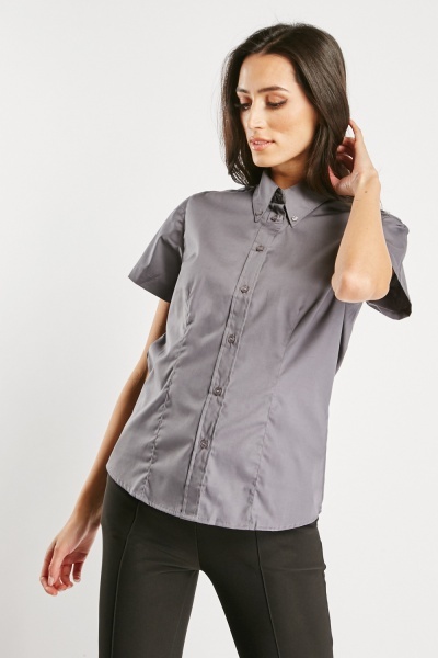 Partly Cotton Buttoned Shirt