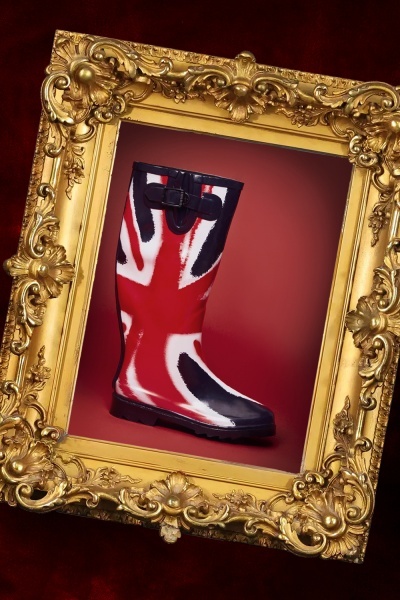 Image of Union Jack Wellie Boots