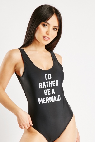 Image of Statement Print Swimsuit