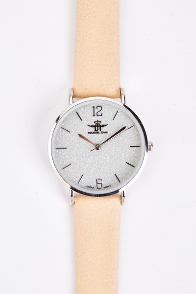 Shimmery Face Dial Watch