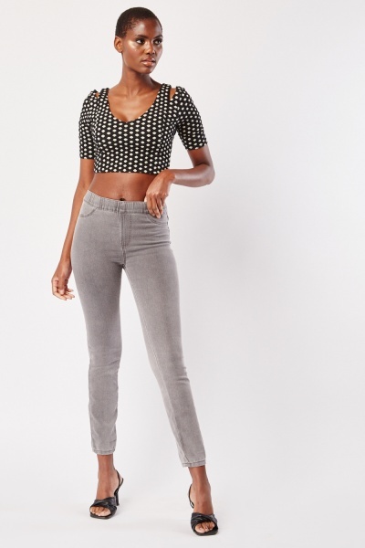 Mid Rise Skinny Fit Jeggings