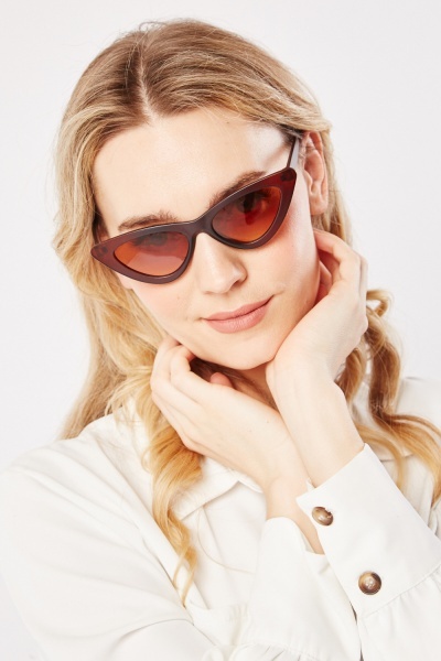 Image of Brown Retro Sunglasses