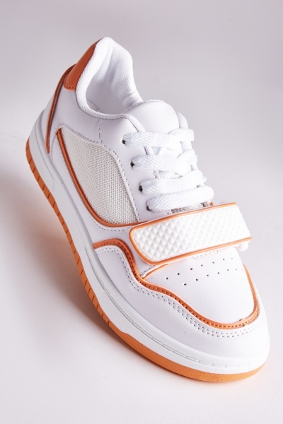 Honeycomb Mesh Contrast Trainers