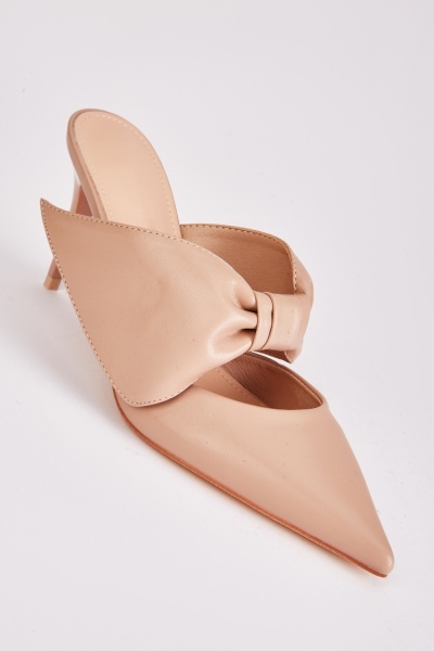 Pointy Pencil Heel Mules