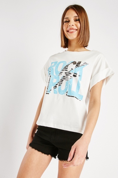 Printed Jersey Cotton Tee