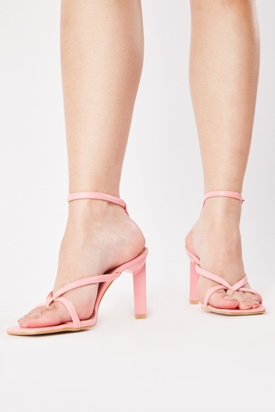 Barely There Heeled Sandals