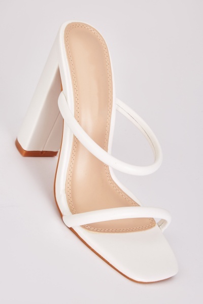 Twin Strap Heeled Sandals