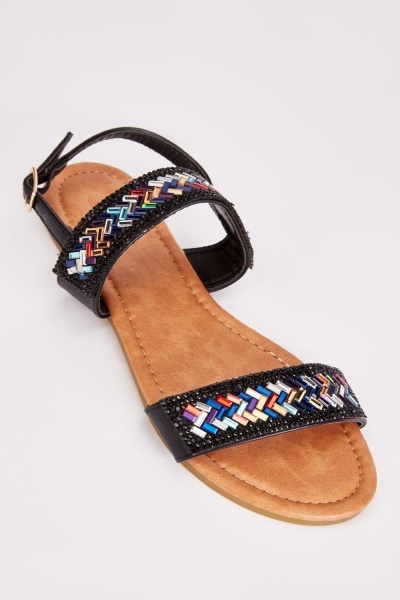Image of Embellished Sandals