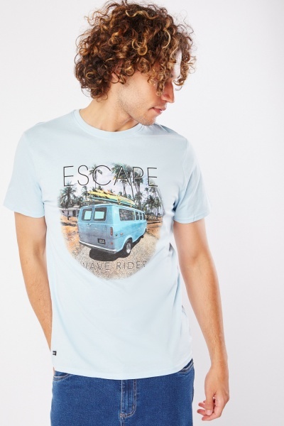 Camper Van Print T-Shirt