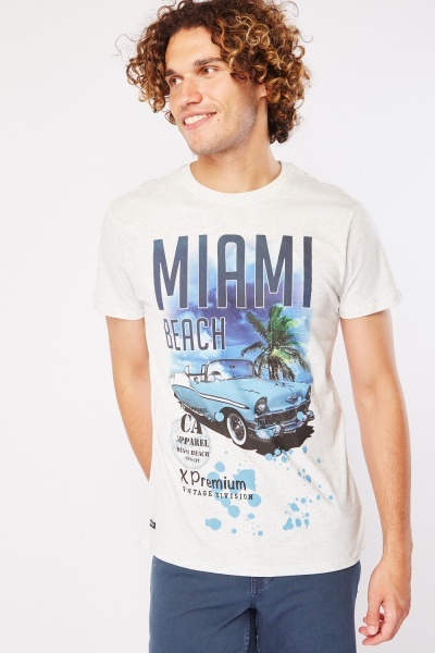 Miami Beach Cotton T-Shirt