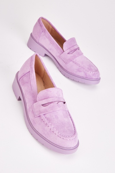 Image of Suedette Eye Mask Loafers