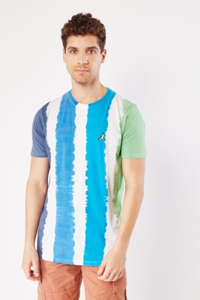 Multi Coloured Mens Basic T-Shirt
