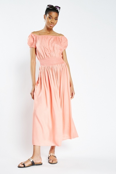 Image of Off Shoulder Maxi Dress