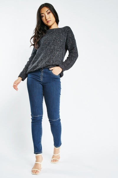 Image of High Rise Skinny Jeans