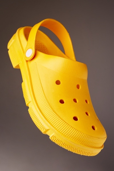 Image of Perforated Platform Rubber Clogs