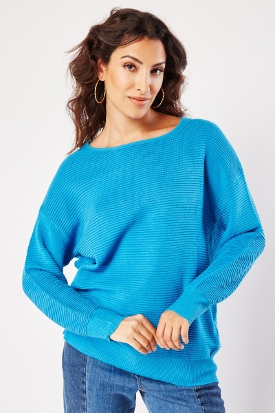 Image of Chunky Dropped Shoulder Knit Jumper