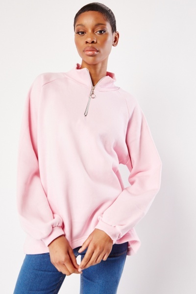 Image of Zipped Neck Pullover