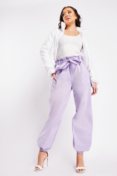 Paperbag Waist Tie Up Trousers