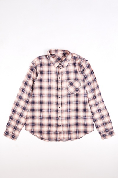 Image of Checkered Single Pocket Shirt