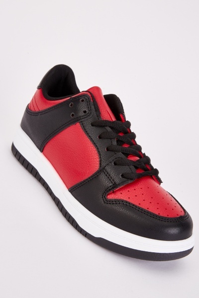 Two Tone Contrasted Sneakers