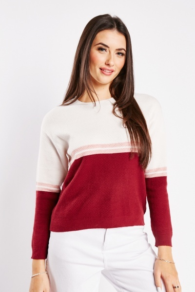 Waffle Textured Knit Top