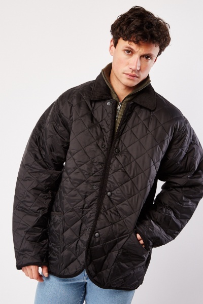 Diamond Quilted Mens Jacket