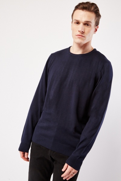 Image of Plain Mens Knit Pullover