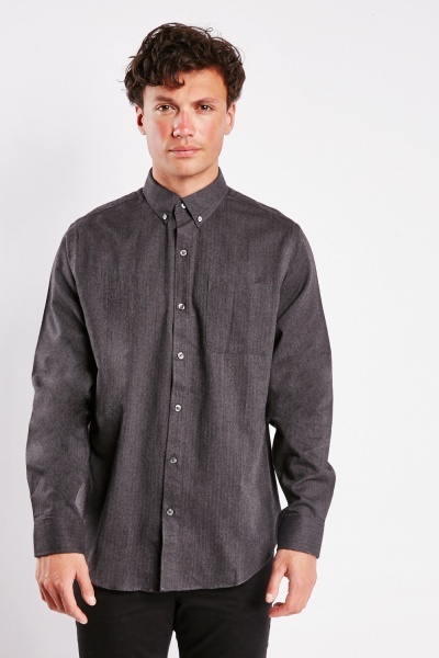 Image of Textured Single Pocket Mens Shirt