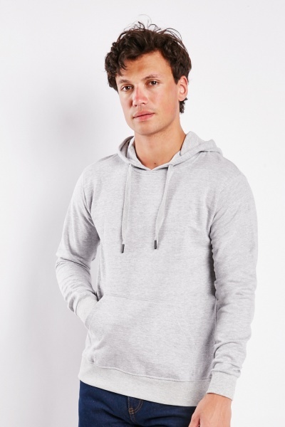 Pouch Pocket Mens Cotton Hoodie