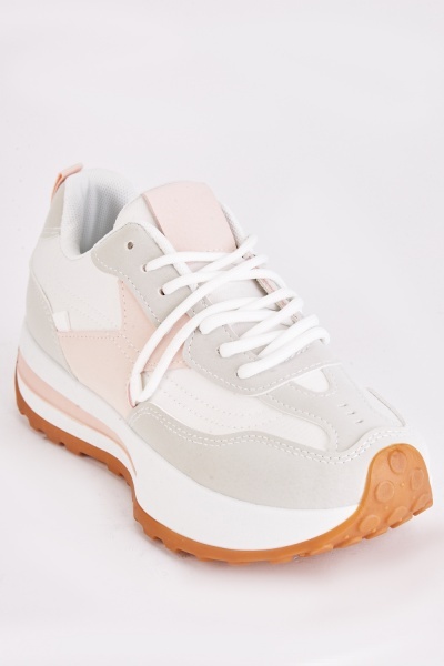 Image of Lace Up Chunky Sole Trainers