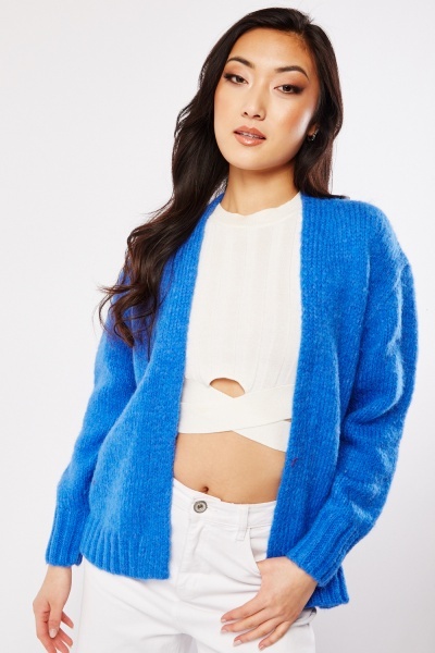 Image of Soft Knit Open Front Cardigan