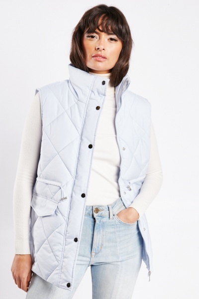 Diamond Quilted Puffer Gilet