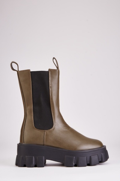 Chunky Elasticated Side Boots