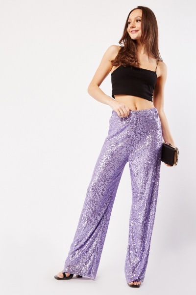 Image of Disco Sequin Trousers
