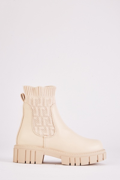 Image of Sock Insert Girls Ankle Boots