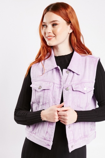 Image of Buttoned Flap Pockets Gilet